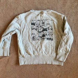 Uni Qlo Kaws Sesame Street sweatshirt and tshirts, size 5-6